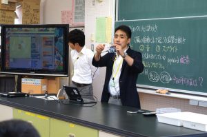 松田校長のプログラミング授業公開〜小6理科で心拍センサー